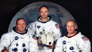 Team Astronauten erste Mondlandung 1969